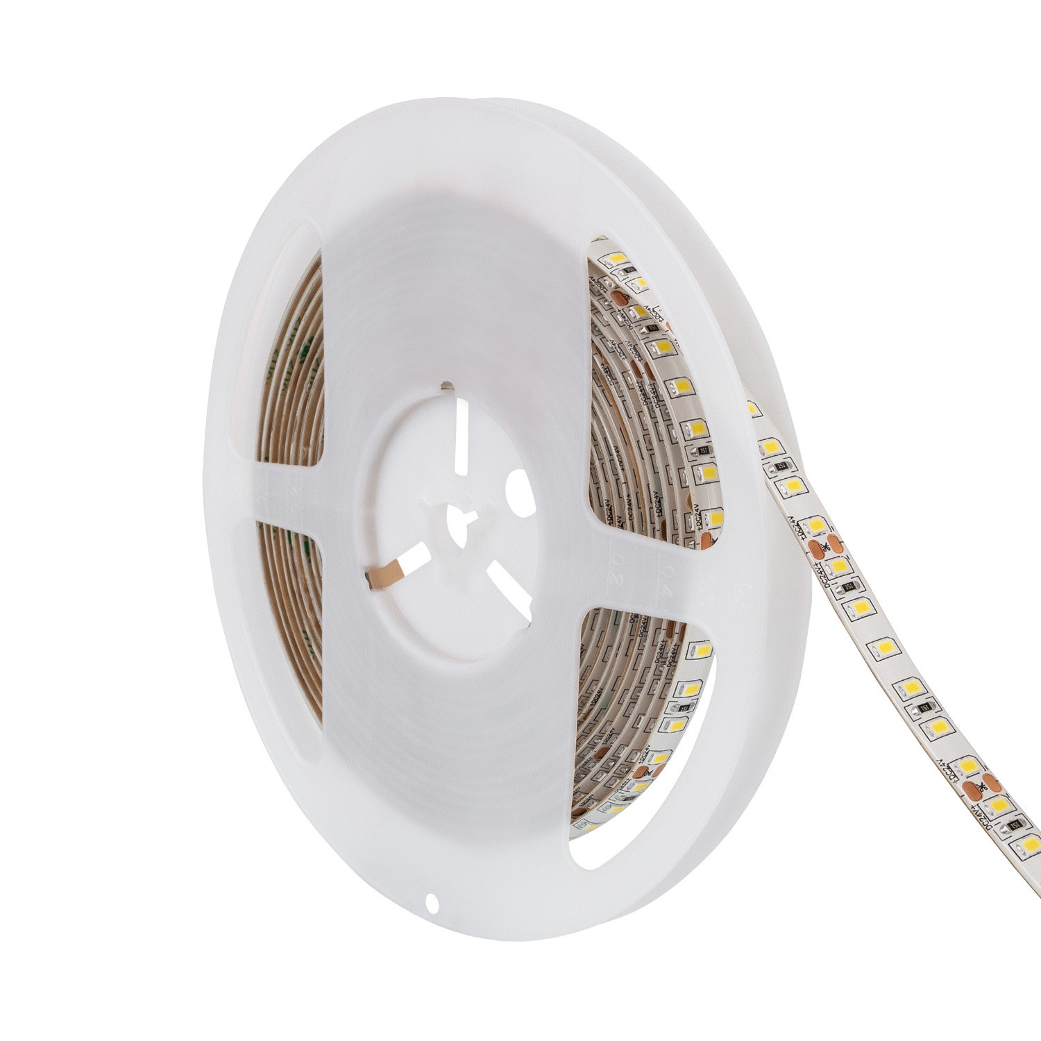 UITVERKOOP: Led Strip ROL 5 Meter 2835SMD, 10,5w/m, 120 led/m, 1100Lm/m, 6000K Daglicht wit, 24v, IP65, 8mm, foto 4 van 4