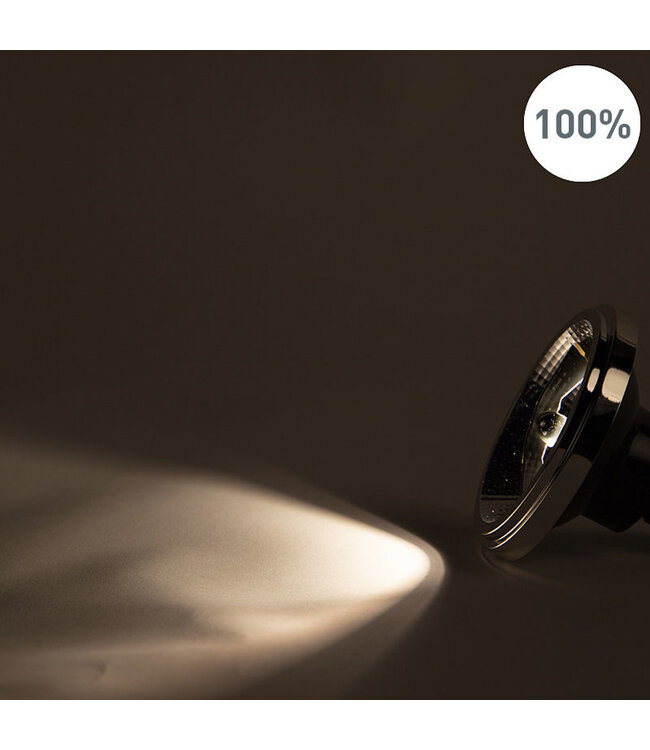 GU10 AR111 LED Spot 11w, 700 Lumen, Dim To Warm, 24°, Dimbaar, 2 Jaar Garantie