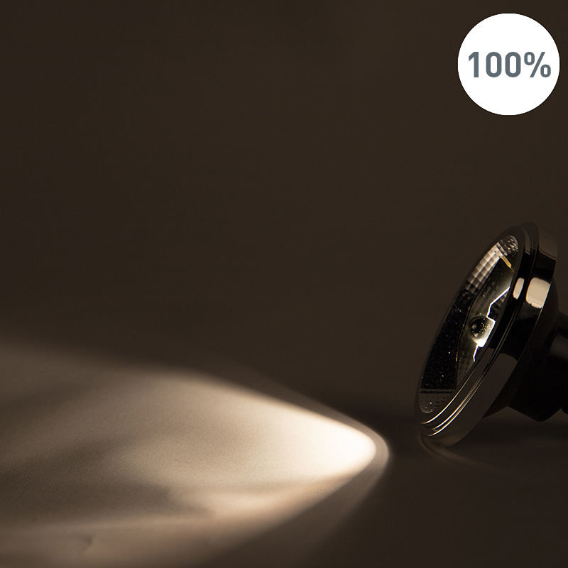 GU10 AR111 LED Spot 11w, 700 Lumen, Dim To Warm, 24°, Dimbaar, 2 Jaar Garantie, foto 5 van 6