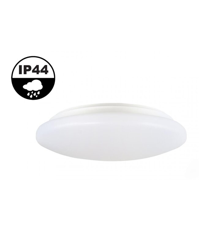 Led Plafonnière 18w, 1600 Lumen, IP44, Ø370mm, 2 jaar garantie