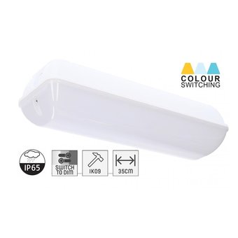 Reserveer: Galerij LED Verlichting instelbaar in 3w/5w/7w/11w, 100-1000 Lumen, Lichtkleur instelbaar in 3000K/4000K/6000K, IP65, IK09, 2 Jaar Garantie