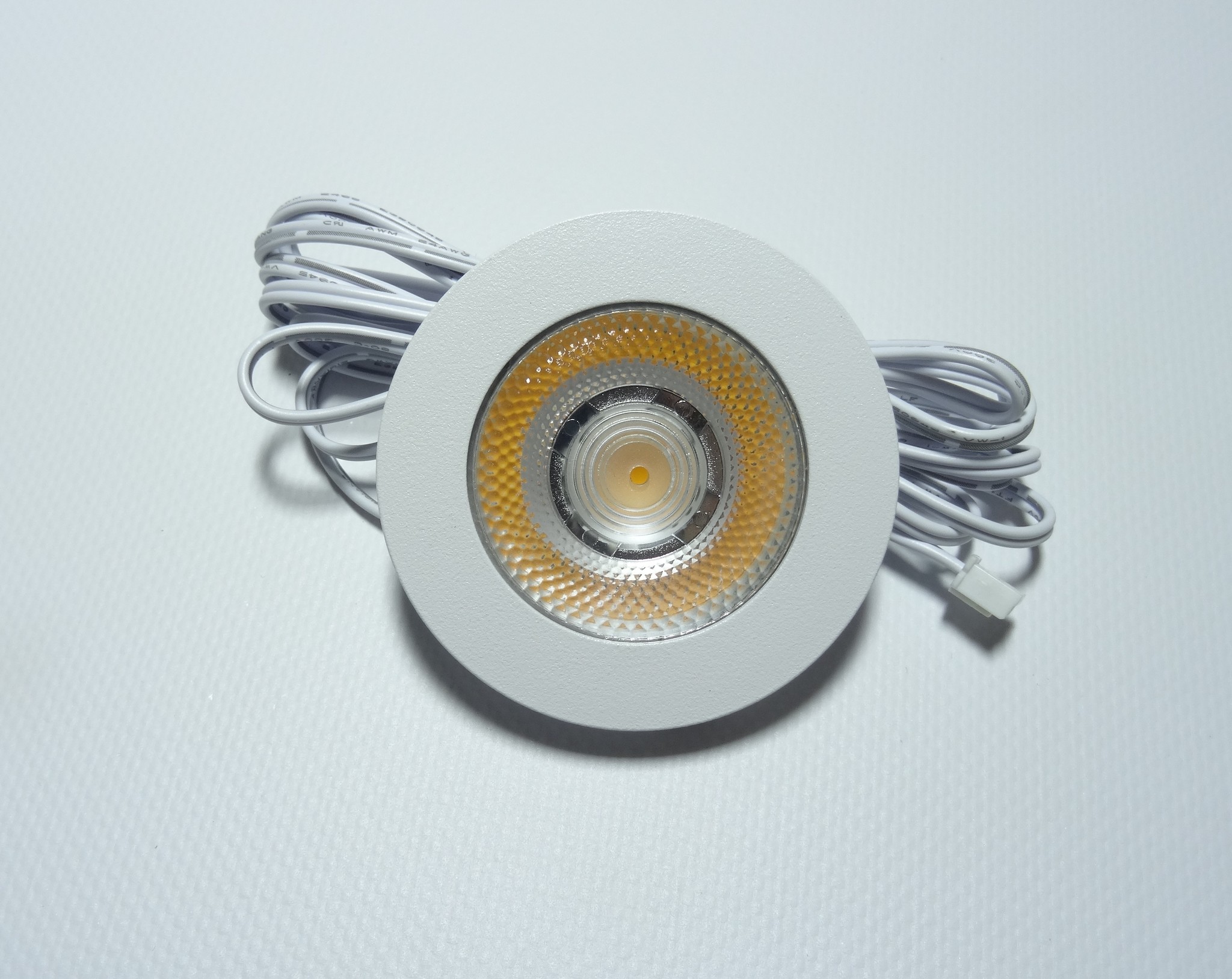 Inbouw LED Spot 4x3w CAB, 4x270 Lumen, 2700K, IP54, Dimbaar, CRI90, Wit Armatuur, Gatmaat 55mm, 2 Jaar Garantie, foto 2 van 6