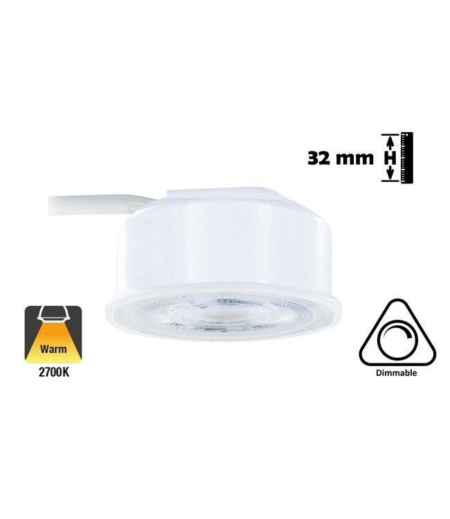 LED Module Evo 3,8w, 410 Lumen, Dimbaar, 230v, Lichthoek: 36°, 2 Jaar Garantie