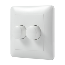 Afdekraam Wit voor Duo dimmer - Tbv Artikel: PRO2071 (Blinq DM075 dimmer)