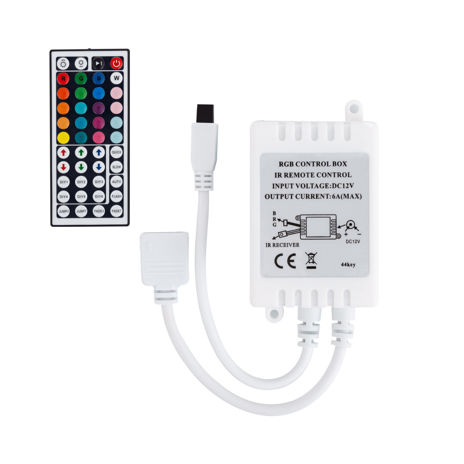 cabine Oost Kosten LED Strip controller RGB - Afstandsbediening - RGB verlichting -  Groothandelinled.nl