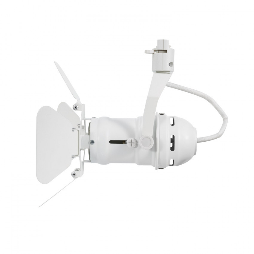 1 Fase Rail armatuur SpotLight met GU10 Fitting, Witkleurige behuizing, foto 2 van 6