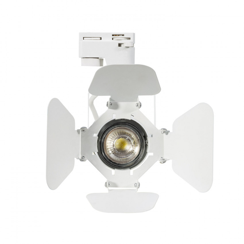 1 Fase Rail armatuur SpotLight met GU10 Fitting, Witkleurige behuizing, foto 3 van 6
