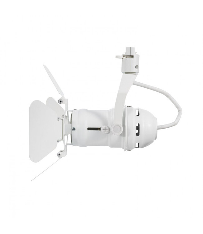 3 Fase Rail armatuur SpotLight met GU10 Fitting, Witkleurige behuizing