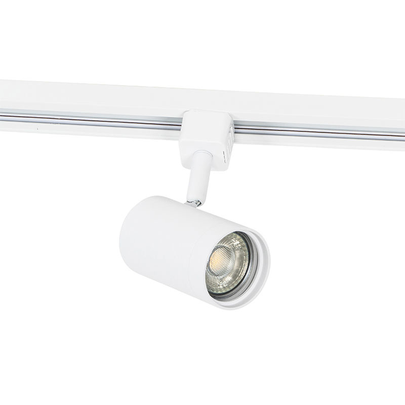 1 Fase Rail armatuur Jen met GU10 Fitting , Witkleurige behuizing, foto 3 van 6