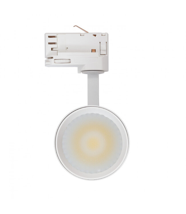 3 Fase Rail Spot Bert 30w, CCT instelbaar, 3000 Lumen, Lifud Driver, Witkleurige behuizing, 3 Jaar Garantie