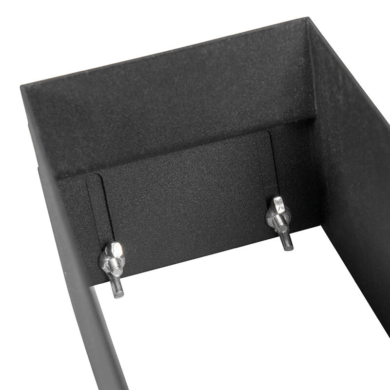 Trimless Inbouw Spot Armatuur, gatmaat 189x89mm, Zwart, incl. Stucrand (2x GU10 50mm spot), foto 5 van 6