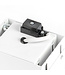 Trimless Inbouw Spot Armatuur, gatmaat 89x89mm, Wit, incl. Stucrand (1x GU10 50mm spot)