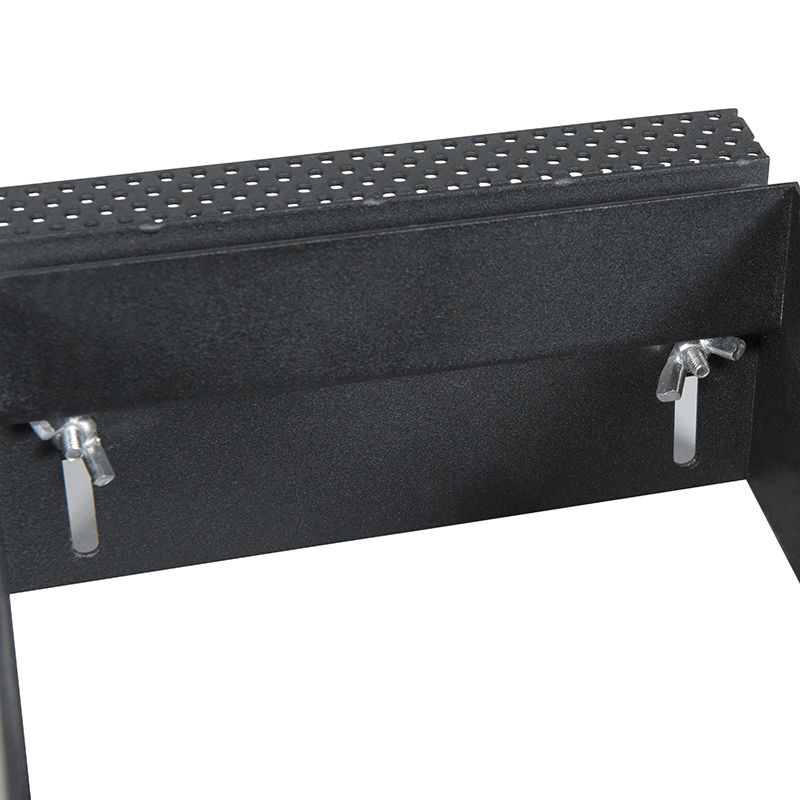 Trimless Inbouw Spot Armatuur, gatmaat 157x157mm, Zwart, incl. Stucrand (1x G53 AR111 spot), foto 3 van 6