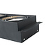 Trimless Inbouw Spot Armatuur, gatmaat 300x157mm, Zwart, incl. Stucrand (2x G53 AR111 spot)