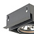 Trimless Inbouw Spot Armatuur, gatmaat 300x157mm, Zwart, incl. Stucrand (2x G53 AR111 spot)
