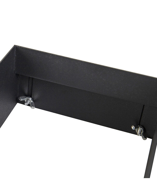 Trimless Inbouw Spot Armatuur, gatmaat 450x157mm, Zwart, incl. Stucrand (3x G53 AR111 spot)