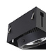 Trimless Inbouw Spot Armatuur, gatmaat 450x157mm, Zwart, incl. Stucrand (3x G53 AR111 spot)