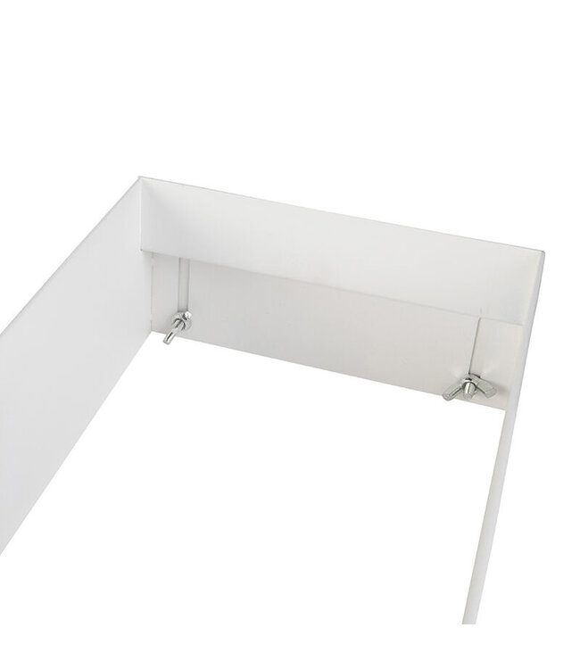 Trimless Inbouw Spot Armatuur, gatmaat 450x157mm, Wit, incl. Stucrand (3x G53 AR111 spot)