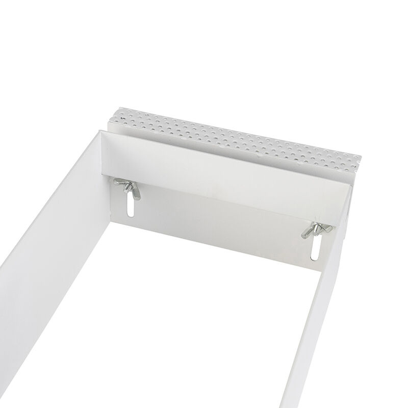 Trimless Inbouw Spot Armatuur, gatmaat 450x157mm, Wit, incl. Stucrand (3x G53 AR111 spot), foto 6 van 6