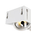 Trimless Inbouw Spot Armatuur, gatmaat 450x157mm, Wit, incl. Stucrand (3x G53 AR111 spot)