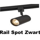 1 Fase Rail Spots Zwart