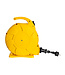 Automatische Kabelhaspel Geel 15 meter + 4x Schuko 16A 220-250VAC , Snoerdikte: 3x 1,5mm2, Max: 1000/ 3000W, IP44 (Spatwaterbestendig), inclusief kinderbeveiliging en overspanningsbeveiliging