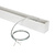 Led Linear Lamp 120cm met <UGR19 Diffuser, 40w, 4000 Lumen (100lm/w), Witkleurige Behuizing, (Optioneel Dimbaar), 3 Jaar Garantie