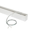 Led Linear Lamp 120cm met <UGR19 Diffuser, 40w, 4000 Lumen (100lm/w), Witkleurige Behuizing, (Optioneel Dimbaar), 3 Jaar Garantie