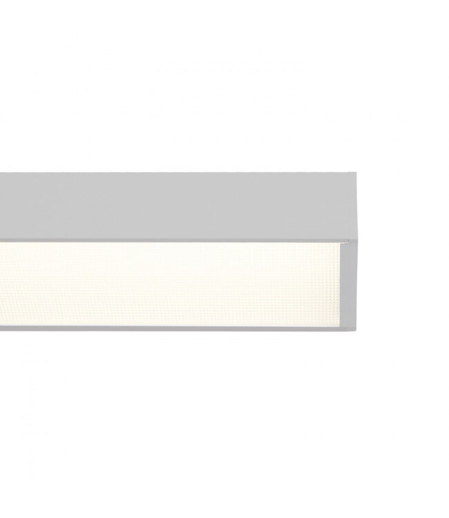 Led Linear Lamp 120cm met <UGR19 Diffuser, 40w, 4000 Lumen (100lm/w), Zilverkleurige Behuizing, (Optioneel DImbaar), 3 Jaar Garantie