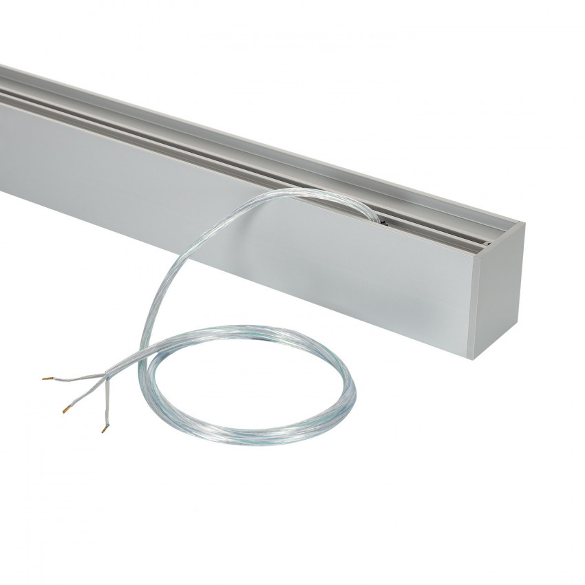 Led Linear Lamp 120cm met <UGR19 Diffuser, 40w, 4000 Lumen (100lm/w), Zilverkleurige Behuizing, (Optioneel DImbaar), 3 Jaar Garantie, foto 3 van 6