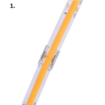 Led Strip Connector t.b.v. Led Strip COB/SMD 8mm