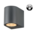 Wandarmatuur Beb Down, Grijs, IP44, (1x GU10 spot)