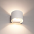 LED Wandlamp TEB 2x3 Watt, 2x 255 Lumen, 3000K Warm Wit, Dimbaar, IP65, Wit, 2 Jaar Garantie