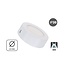 Opbouw LED Downlighter 6w, 480 Lumen, Ø120mm, Wit, IP20, 2 Jaar Garantie