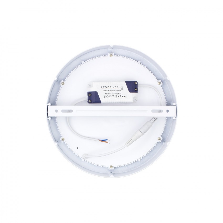 Opbouw LED Downlighter 12w, 880 Lumen, Ø170mm, Wit, IP20, 2 Jaar Garantie, foto 4 van 6