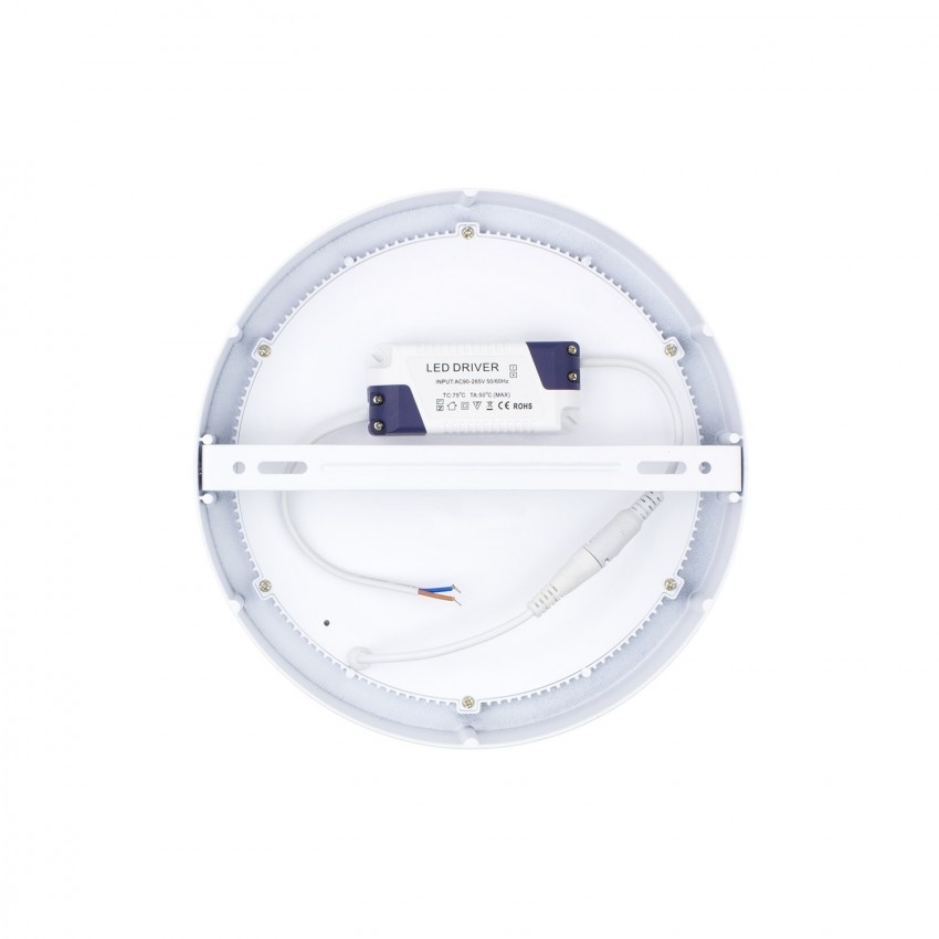 Opbouw LED Downlighter 18w, 1480 Lumen, Ø225mm, Wit, IP20, 2 Jaar Garantie, foto 4 van 6