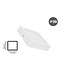 Opbouw LED Downlighter  Vierkant 12w, 880 Lumen, 170x170mm, Wit, IP20, 2 Jaar Garantie