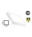 Opbouw LED Downlighter Vierkant 18w, 1480 Lumen, 225x225mm, Wit, IP20, 2 Jaar Garantie