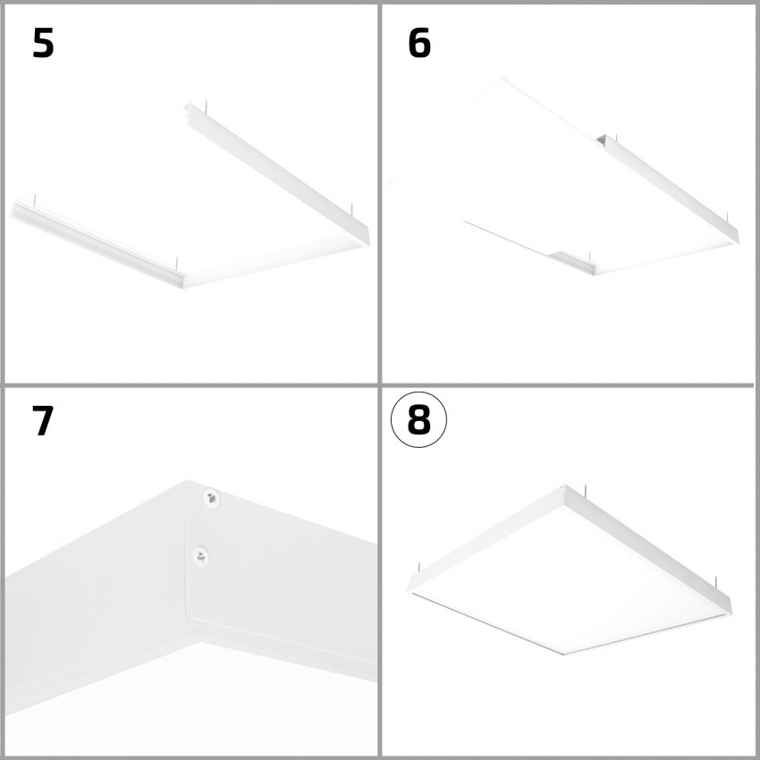 Opbouwframe 30x120cm voor Backlite Paneel - Wit, foto 2 van 6
