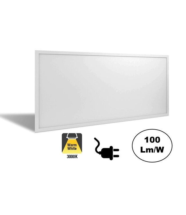 Led Paneel 60x120cm, 72w, 7200 Lumen, Stekkerklaar, 3 Jaar garantie