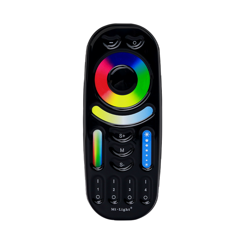 MiBoxer Afstandsbediening RGB+CCT, 4-Zone - Zwart - 2.4Ghz - FUT092-B, foto 2 van 6