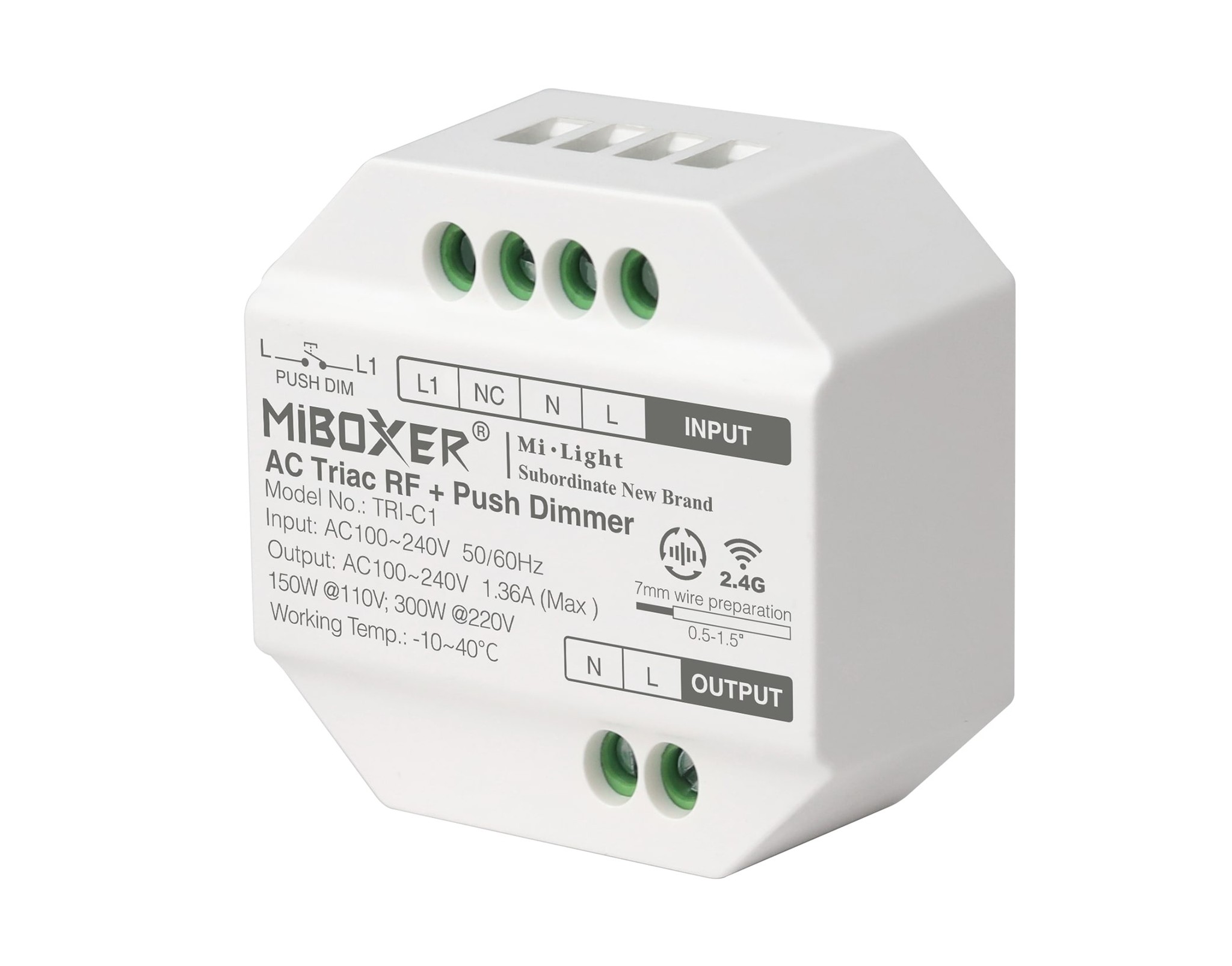 Betekenisvol uit kop Miboxer Triac LED Dimmer | Draadloos Dimmen | Smart LED Dimmer -  Groothandelinled.nl