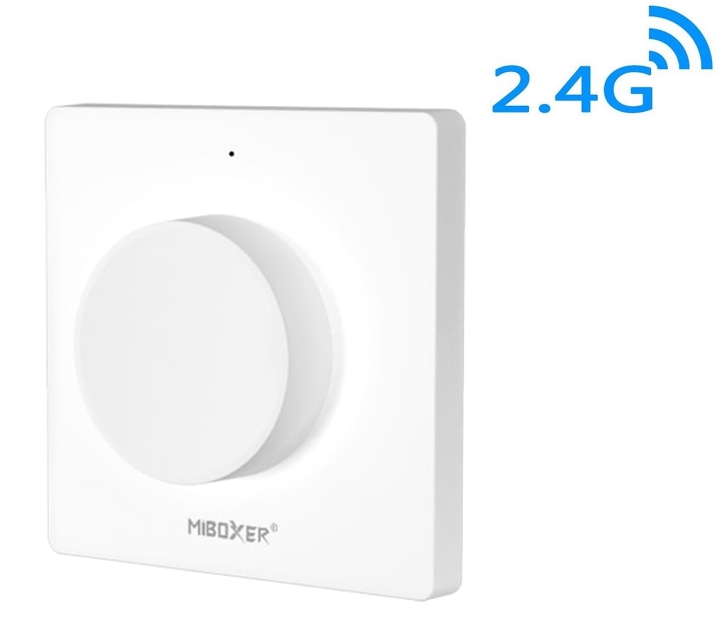 MiBoxer Draai Muurbediening Single Color en CCT, 1-Zone, Wit