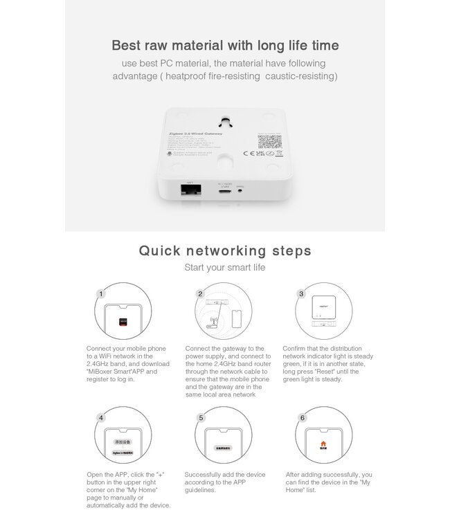 Smart Home Hub | Zigbee 3.0 | Bedraad