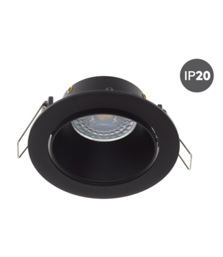 Led Spot Armatuur Verdiept Zwart, IP20