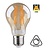 E27 Led Lamp 6,5w Edison, A60, 2700K Flame, 630 Lumen, Dimbaar, Amber Glas, 2 Jaar Garantie