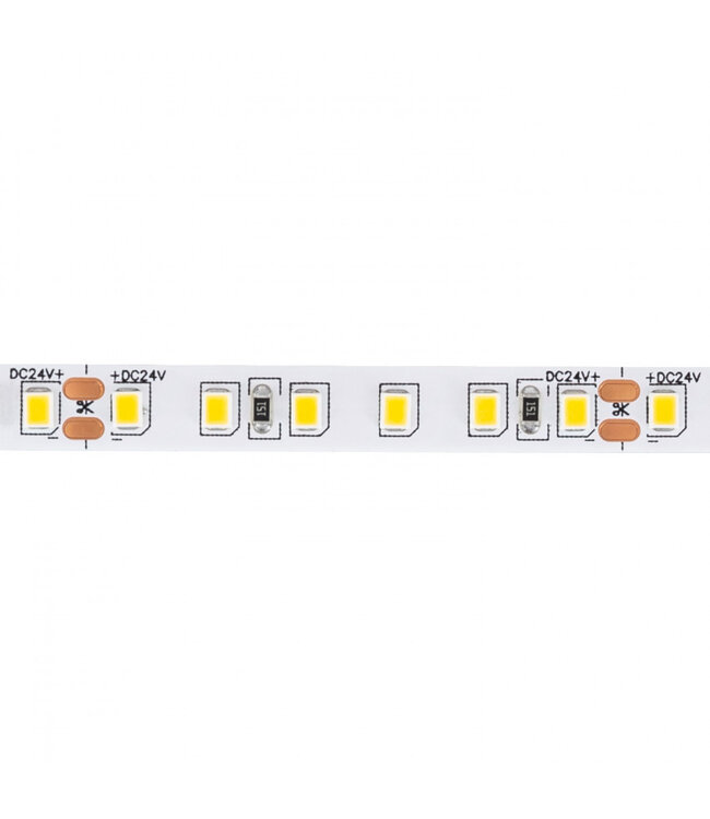 Led Strip ROL 5 Meter 2835SMD, 10w/m, 60 led/m, 950Lm/m, 2700K Warm wit, 24v, IP20, 8mm, 2 Jaar garantie