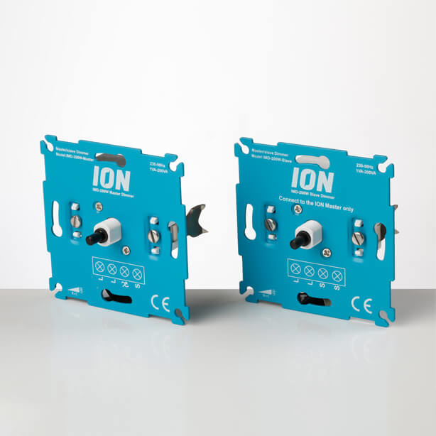 ION INDUSTRIES - Hotelschakeling DUO Pack Inbouw LED Dimmer Slave | 0.3-200 Watt, foto 5 van 6