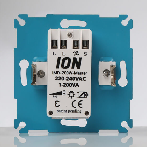 ION INDUSTRIES - Hotelschakeling DUO Pack Inbouw LED Dimmer Slave | 0.3-200 Watt, foto 6 van 6