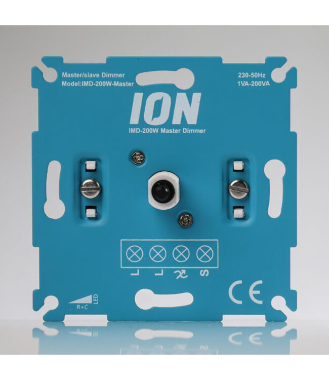 ION INDUSTRIES - Hotelschakeling DUO Pack Inbouw LED Dimmer Slave | 0.3-200 Watt